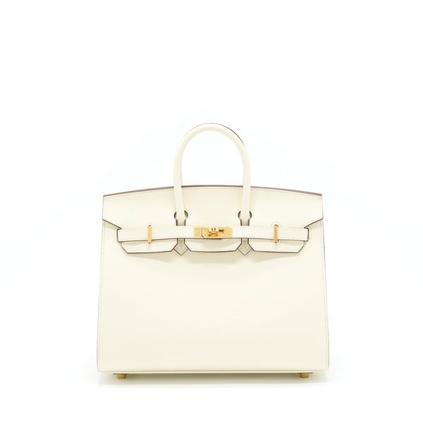 Hermes Birkin 25 Epsom Nata GHW Stamp U