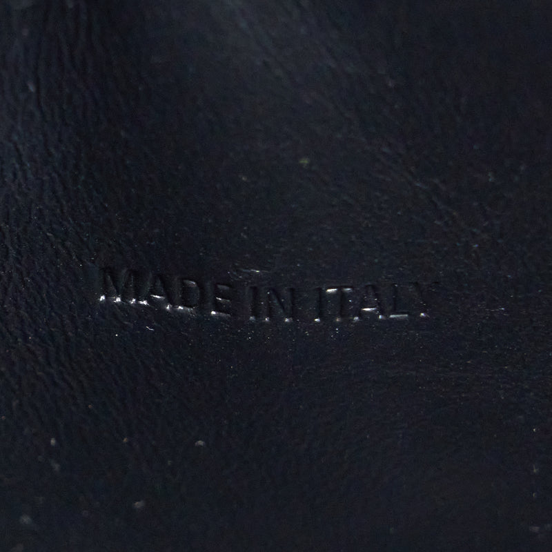 Balenciaga Hourglass XS Croc-Embossed Calfskin So Black