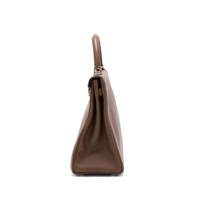 Hermes Kelly 35 Togo 4G Brulee SHW Stamp Square G