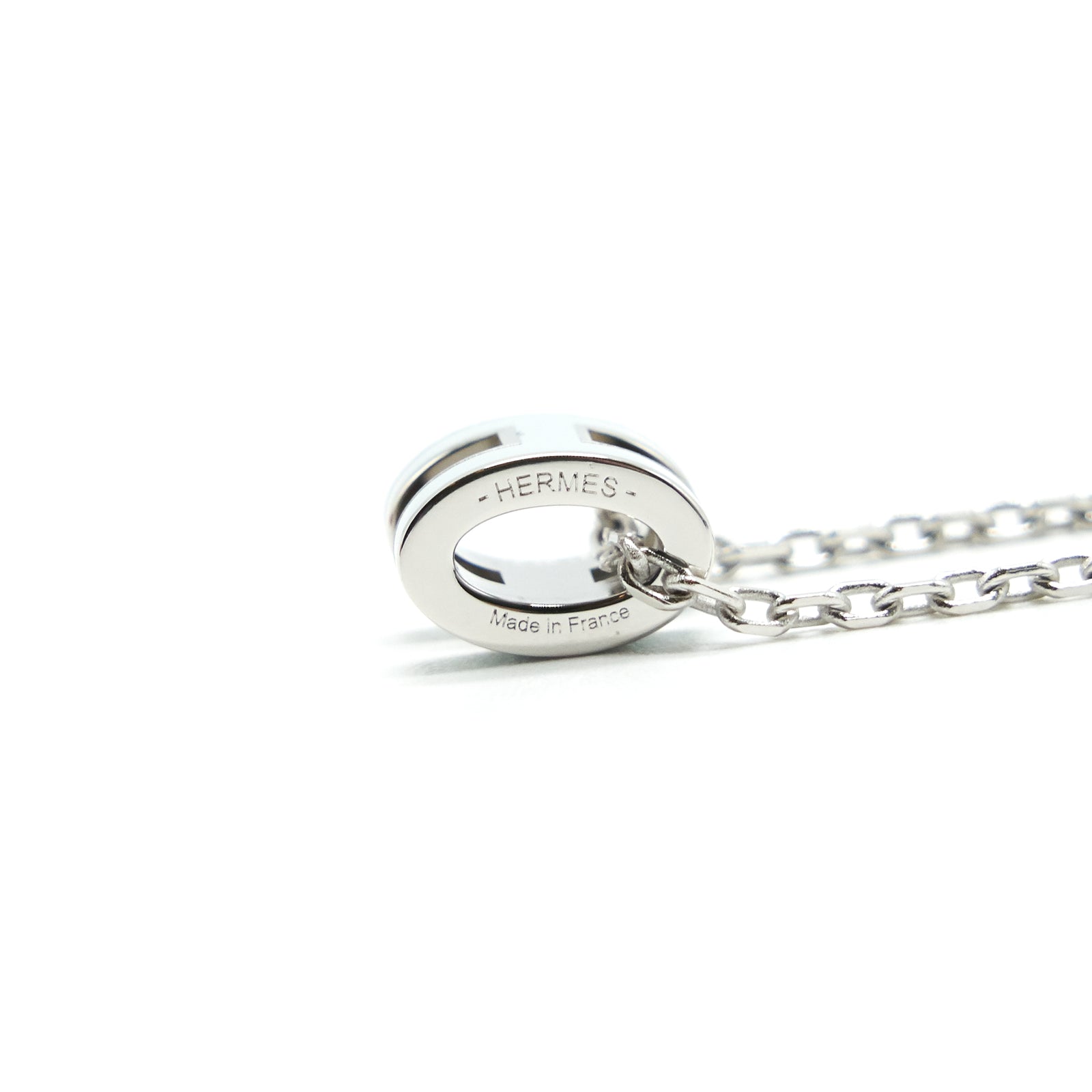 Hermes Mini Pop H Pendant Blue Zephyr SHW