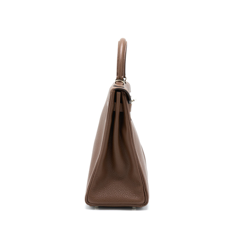 Hermes Kelly 35 Togo 4G Brulee SHW Stamp Square G