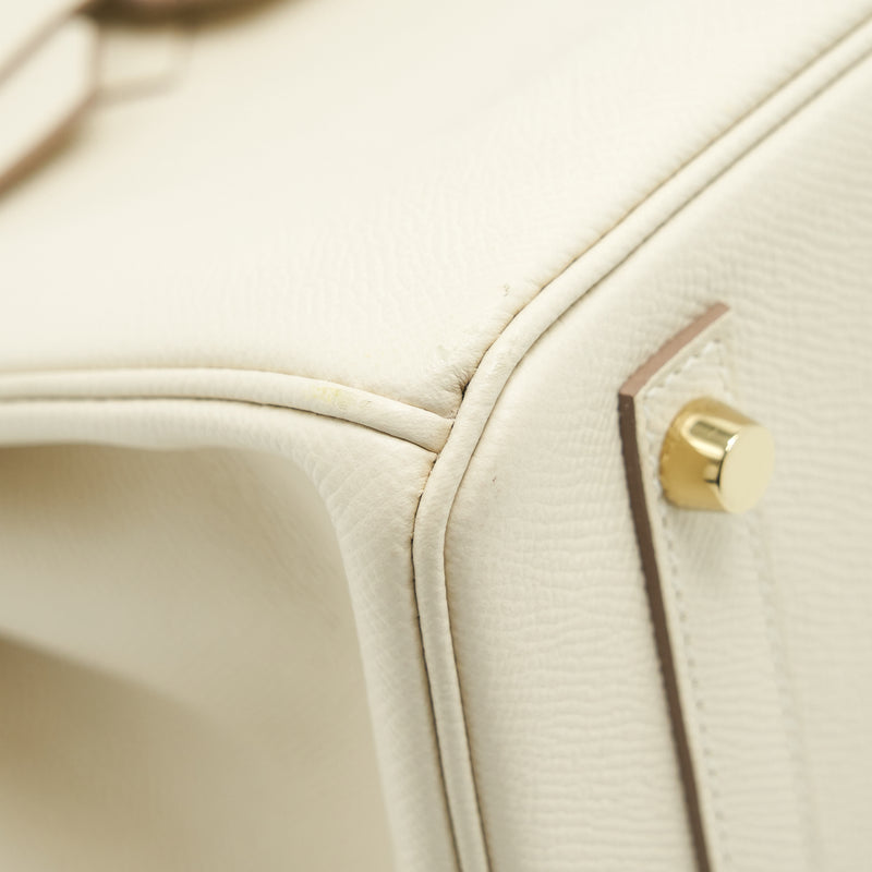 Hermes Birkin 30 Epsom Craie GHW Stamp C