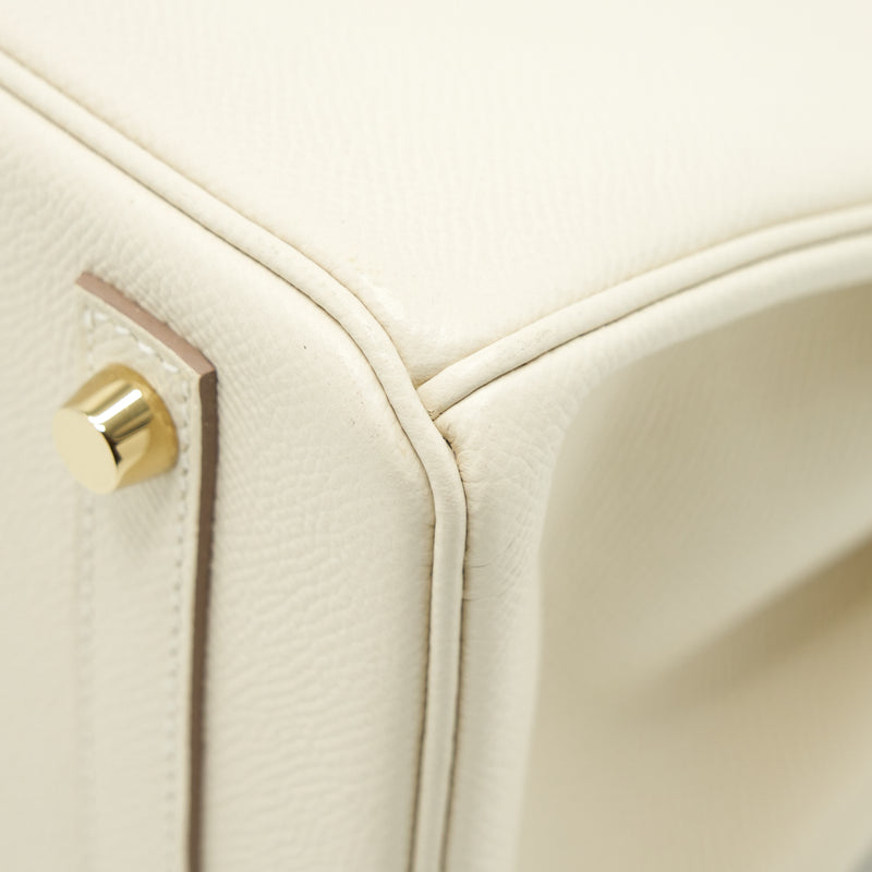 Hermes Birkin 30 Epsom Craie GHW Stamp C