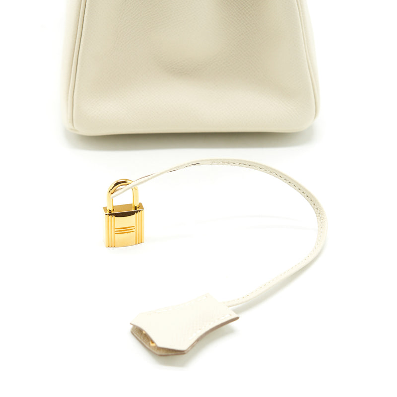 Hermes Birkin 30 Epsom Craie GHW Stamp C