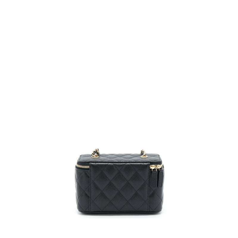 Chanel 22S Long Vanity With Chain Caviar Black LGHW