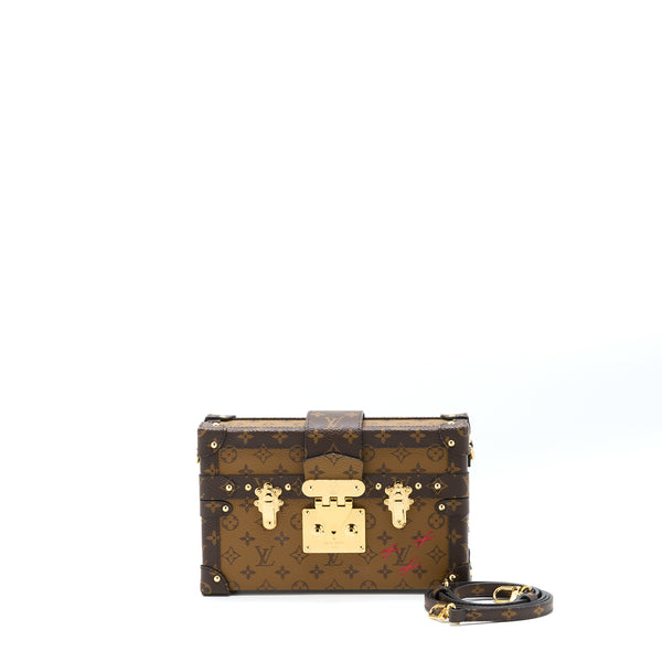 Louis Vuitton Petite Malle Monogram Reverse Canvas GHW
