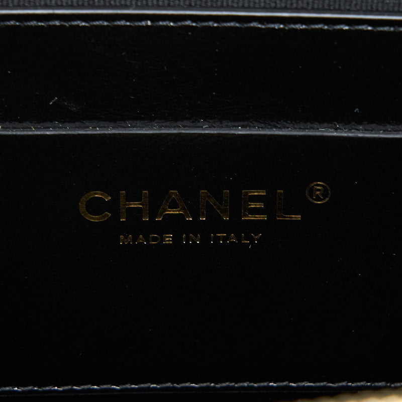 Chanel 22A Backpack Patent Black LGHW (Microchip)