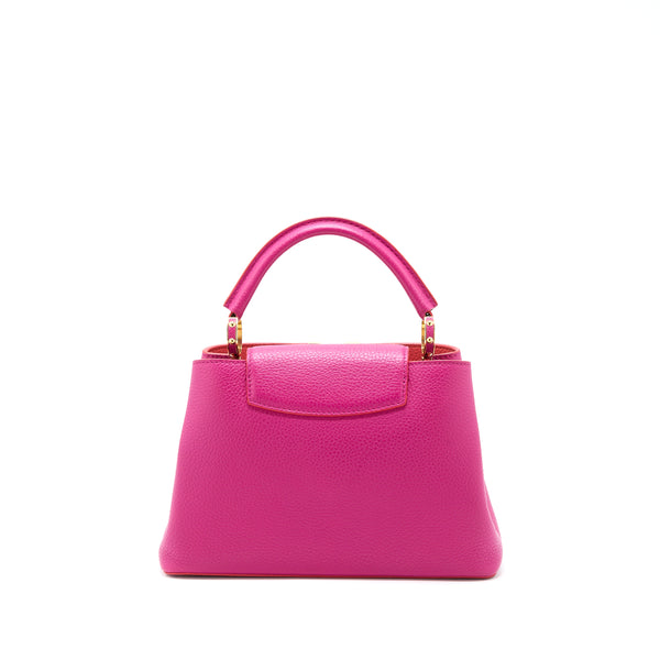 Louis Vuitton Capucines BB Calfskin Pink/Bright Orange GHW