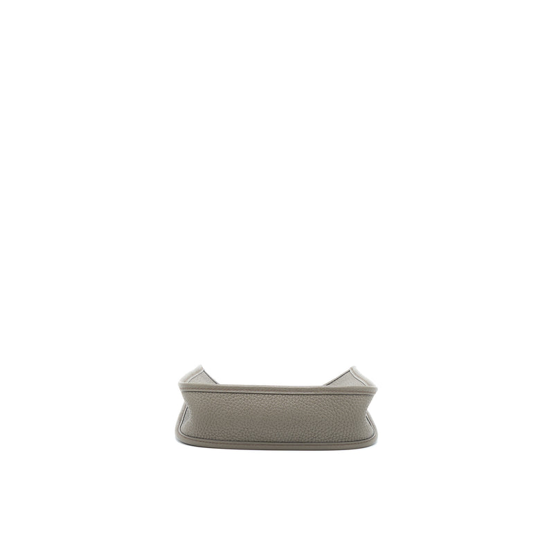 Hermes Mini Evelyn Clemence Gris Etain SHW Stamp Y