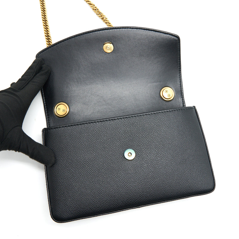 Balenciaga BB chain Shoulder Bag Black GHW