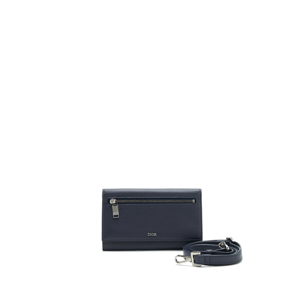 Dior Playfull Strap Wallet Navy