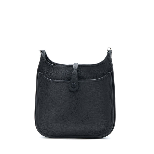 Hermes Evelyne 29 Clemence Black SHW Stamp X