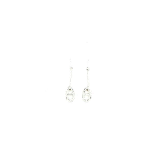 Hermes Medium Model Farandole Earrings Sliver