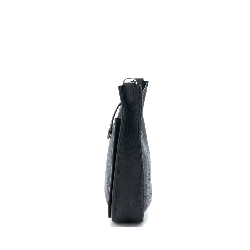 Hermes Evelyne 29 Clemence Black SHW Stamp X