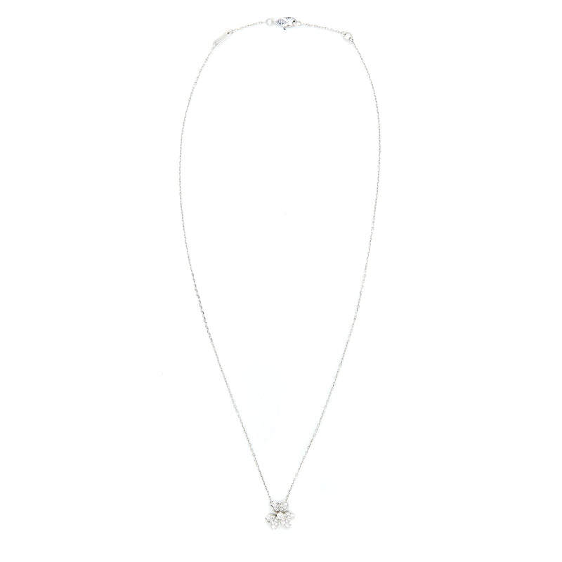 Van Cleef & Arpels Mini Model Frivole Necklace White Gold Diamonds