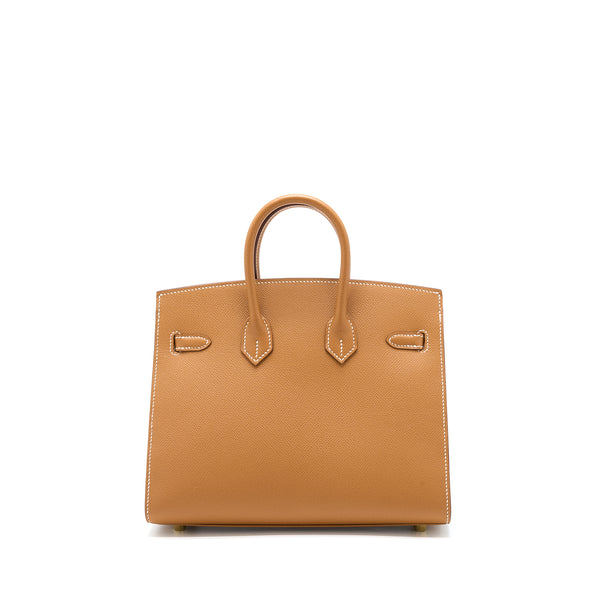 Hermes Birkin 25 Epsom Gold GHW Stamp Z