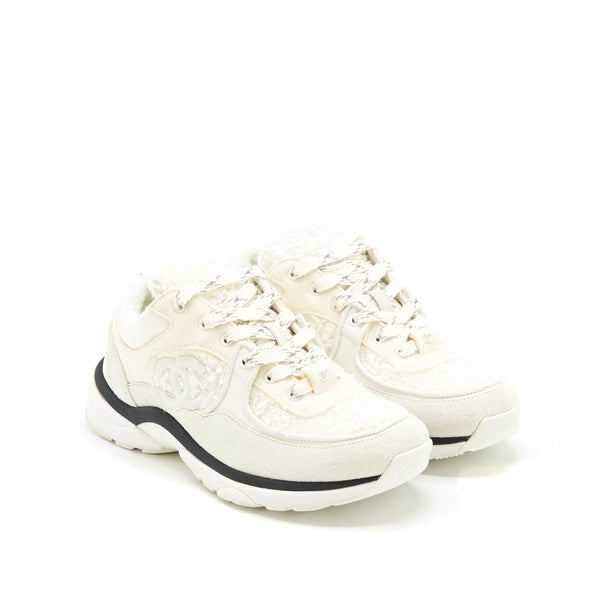 Chanel Size 35 Sneakers White (Size Run Small）
