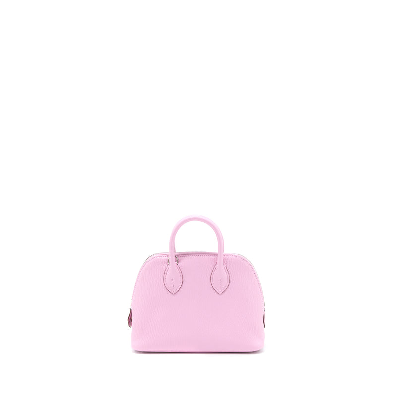 Hermes Mini Bolide Chèvre Mysore X9 Mauve Sylvestre SHW Stamp Z