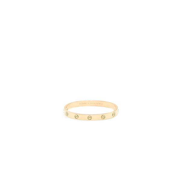 Cartier Size 16 Love Bracelet 18k Rose Gold