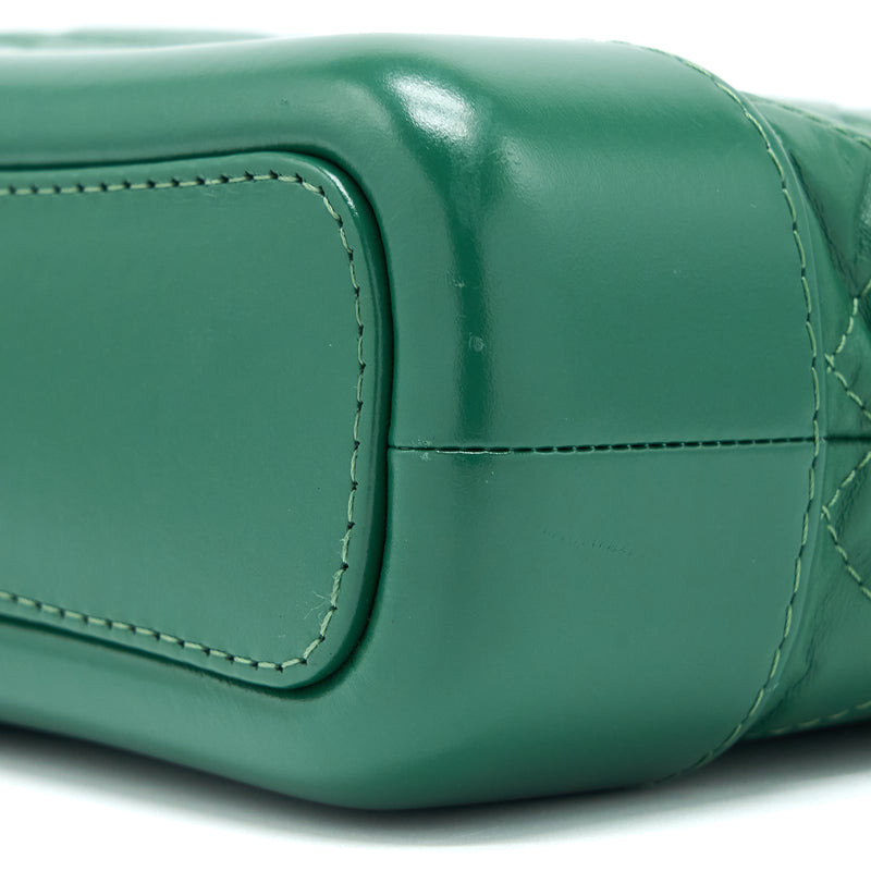Chanel Small Gabrielle Hobo Bag Green Multicolour Hardware