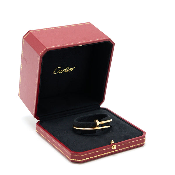 Cartier Size 15 Juste Un Clou Bracelet 18k Rose Gold