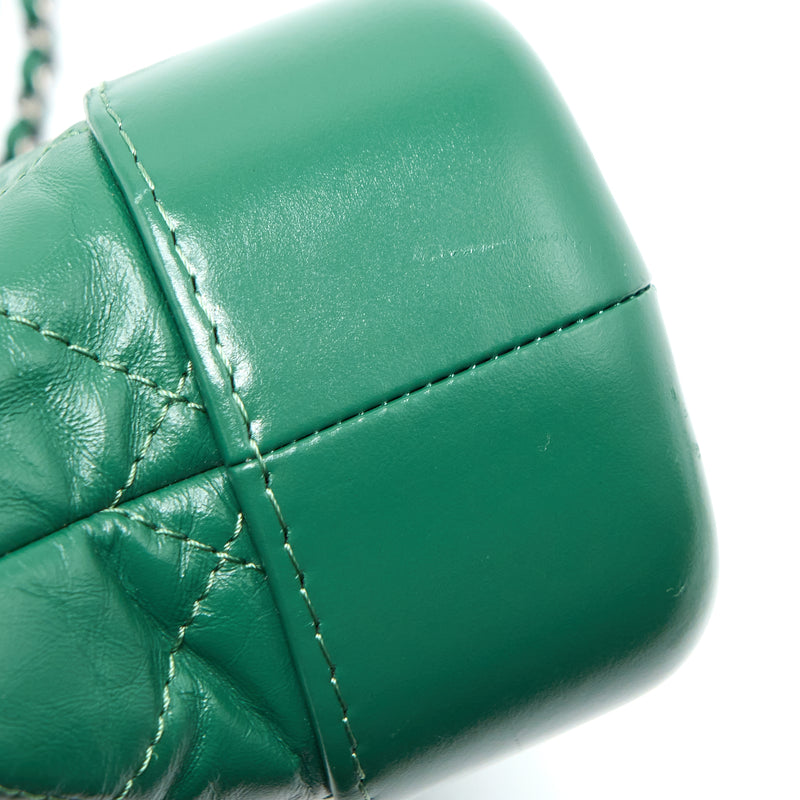 Chanel Small Gabrielle Hobo Bag Green Multicolour Hardware