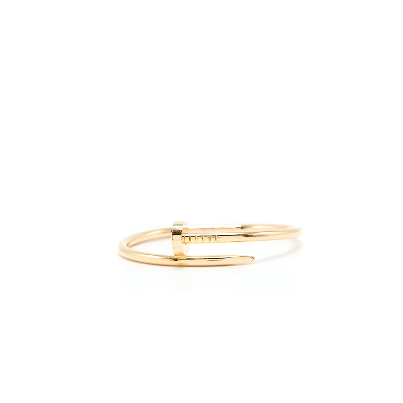 Cartier Size 15 Juste Un Clou Bracelet 18k Rose Gold
