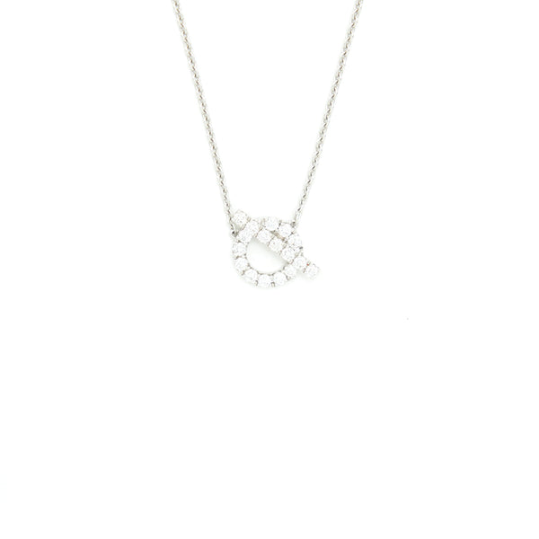 Hermes Finesse Necklace White Gold With Diamonds