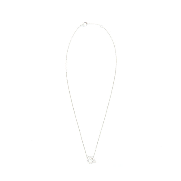 Hermes Finesse Necklace White Gold With Diamonds