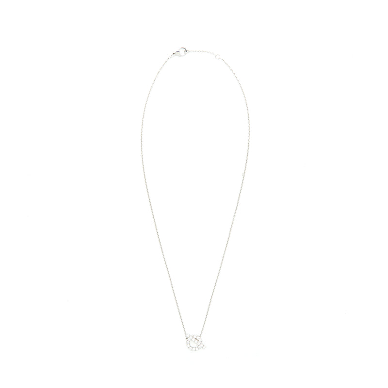 Hermes Finesse Necklace White Gold With Diamonds