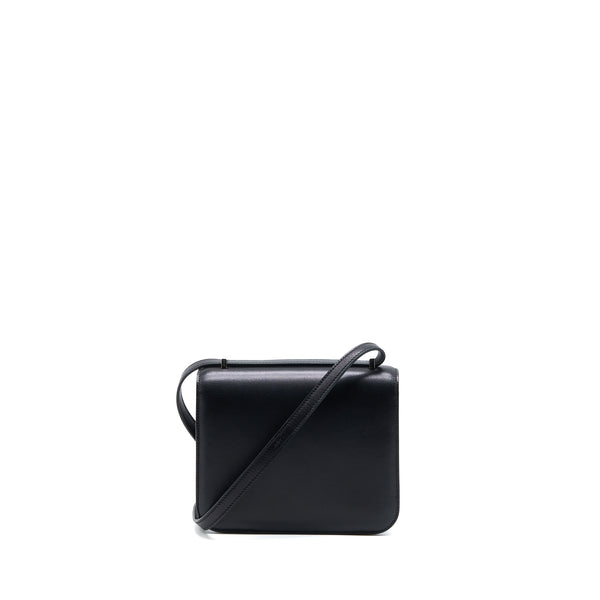 Hermes Mini Constance Sombre Black SHW Stamp A