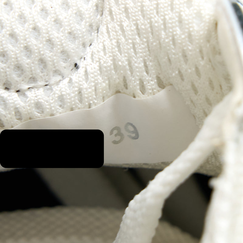 Chanel Size 39 Trainers Suede Black/White/Silver