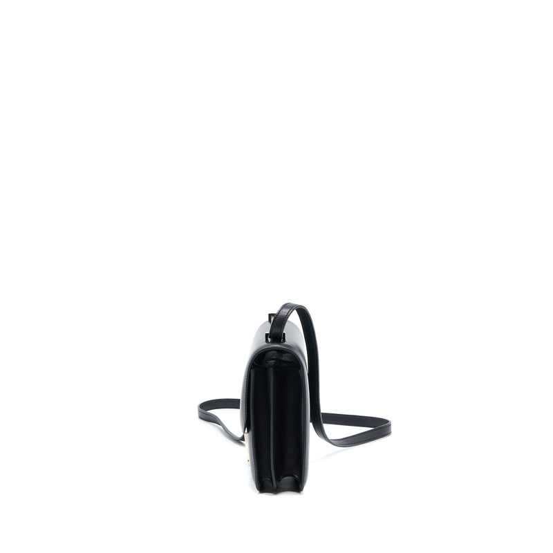 Hermes Mini Constance Sombre Black SHW Stamp A