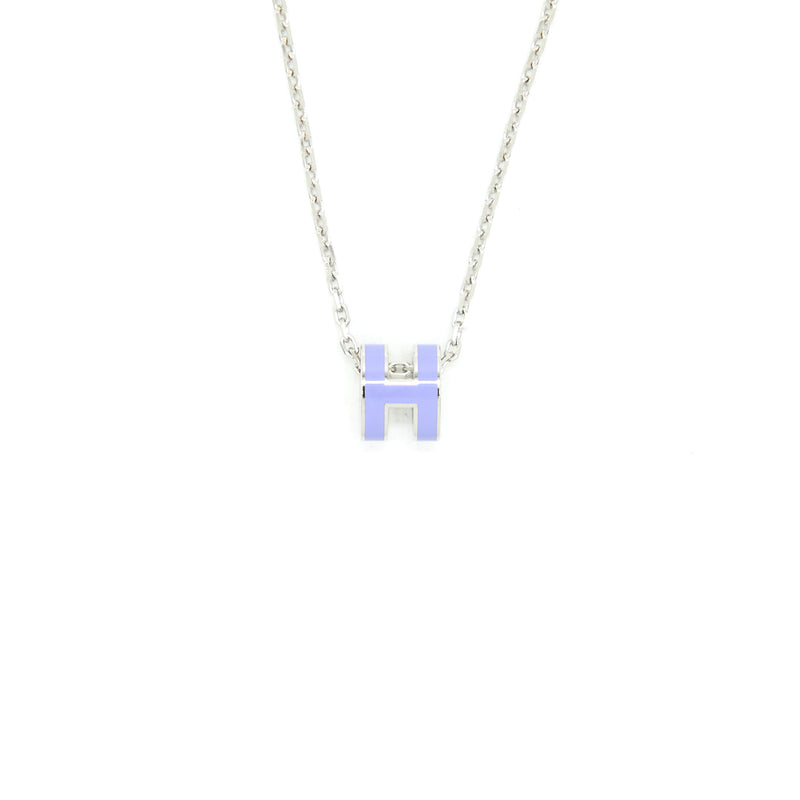 Hermes Mini Pop H Pendant Laiton Palladium SHW