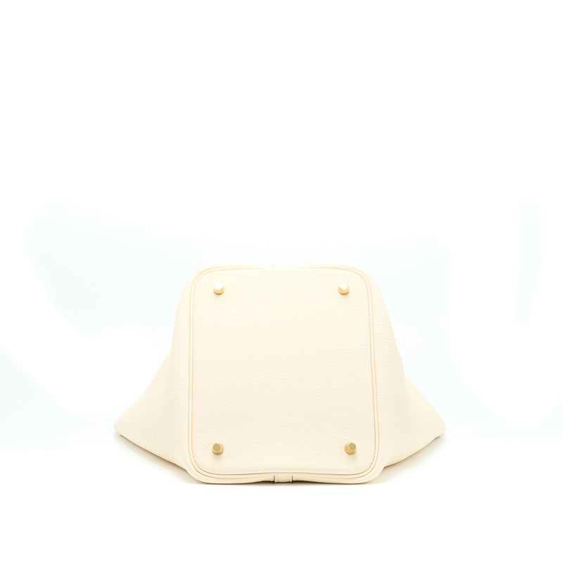 Hermes Picotin 22 Lock Bag Clemence Nata GHW Stamp Z
