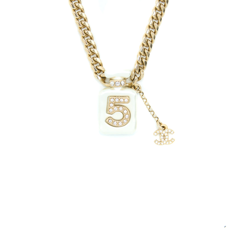 Chanel No.5 Perfume Bottle Choker/ Necklace LGHW
