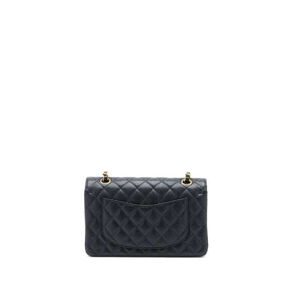 Chanel Small Classic Double Flap Bag Caviar Black GHW (Microchip)