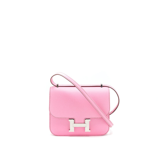 Hermes Mini Constance 5P Bubblegum Pink Epsom SHW Stamp Y