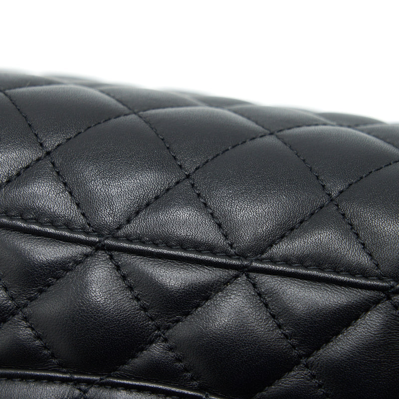 Chanel Quilted Backpack Calfskin Black GHW