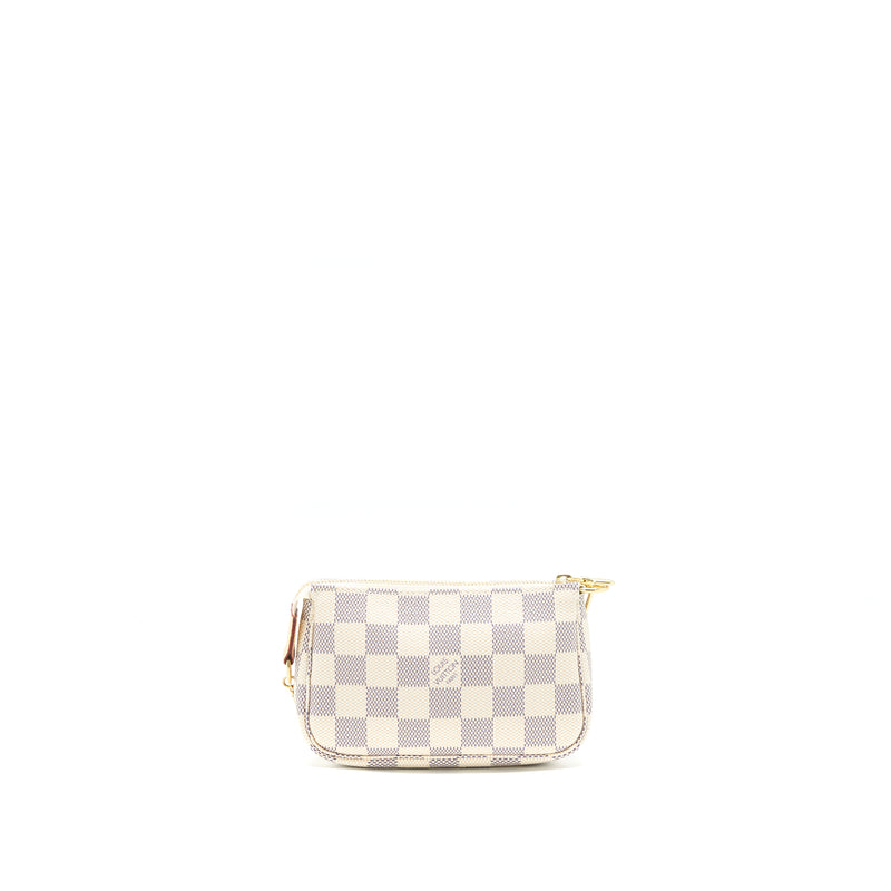 Louis Vuitton mini Pochette accessories damier Azur Canvas