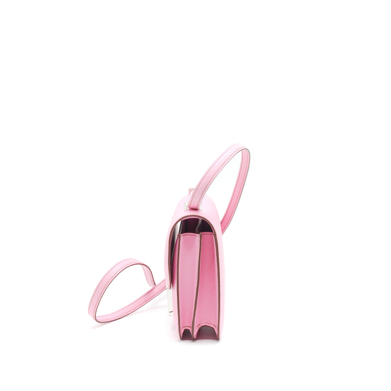 Hermes Mini Constance 5P Bubblegum Pink Epsom SHW Stamp Z