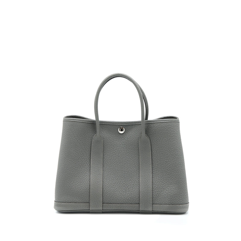 Hermes Garden Party 30 Negonda Gris Meyer SHW Stamp U