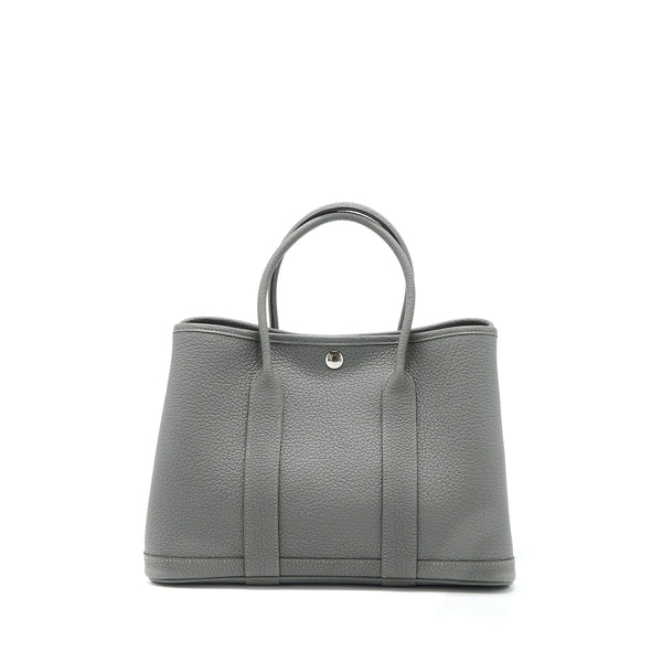 Hermes Garden Party 30 Negonda Gris Meyer SHW Stamp U