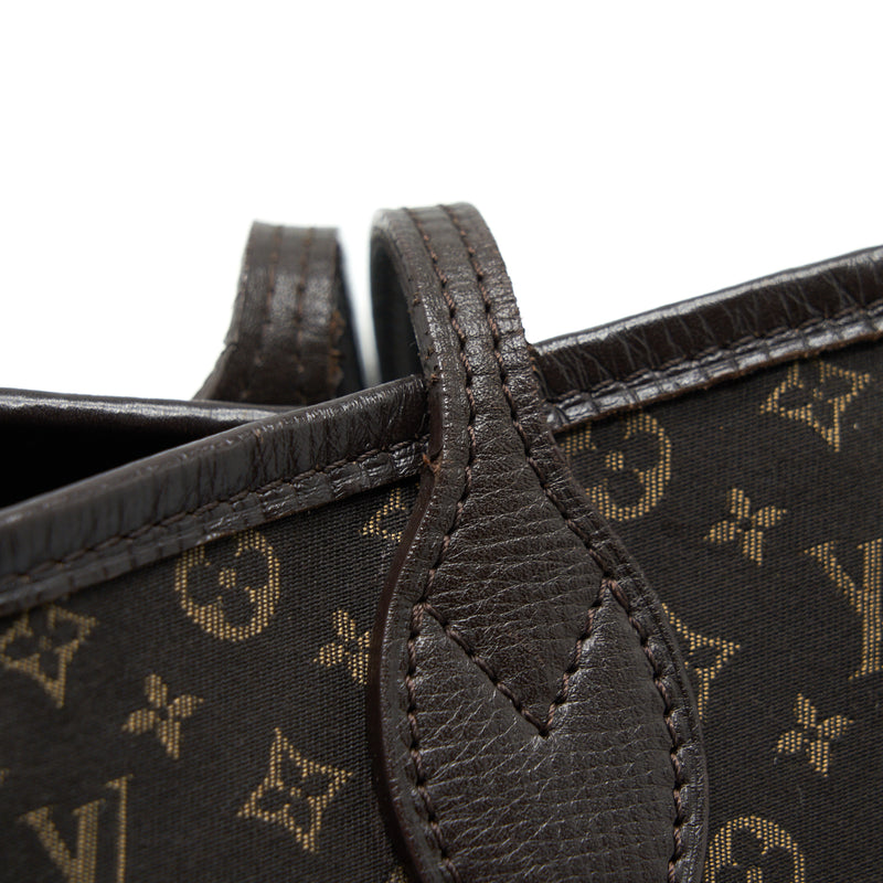 Louis Vuitton neverfull MM Dark brown Cloth ref.98447 - Joli Closet