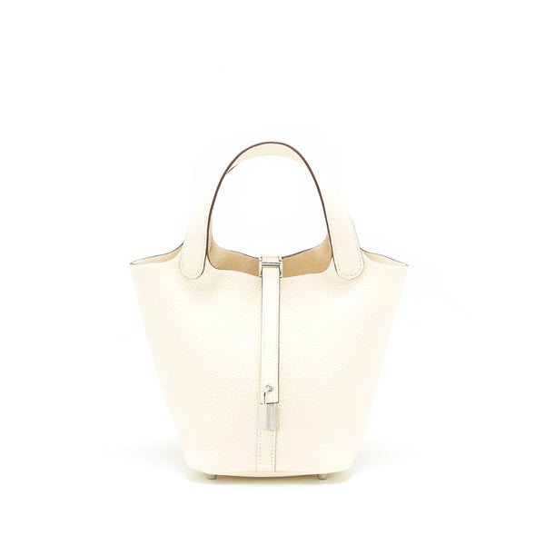Hermes Picotin 18 Lock Bag Nata SHW Stamp Z