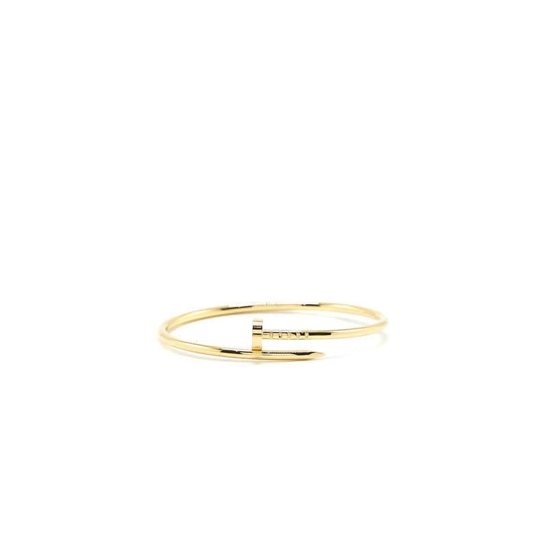 Cartier Size 15 Small Model Juste Un Clou Bracelet Yellow Gold