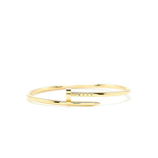 Cartier Size 15 Small Model Juste Un Clou Bracelet Yellow Gold