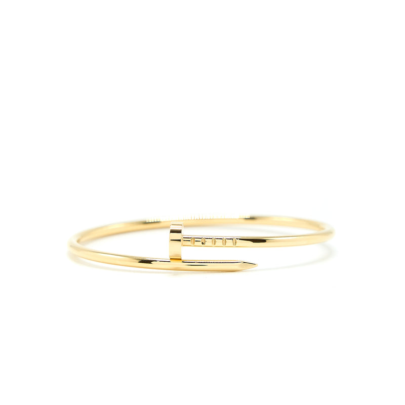 Cartier Size 15 Small Model Juste Un Clou Bracelet Yellow Gold