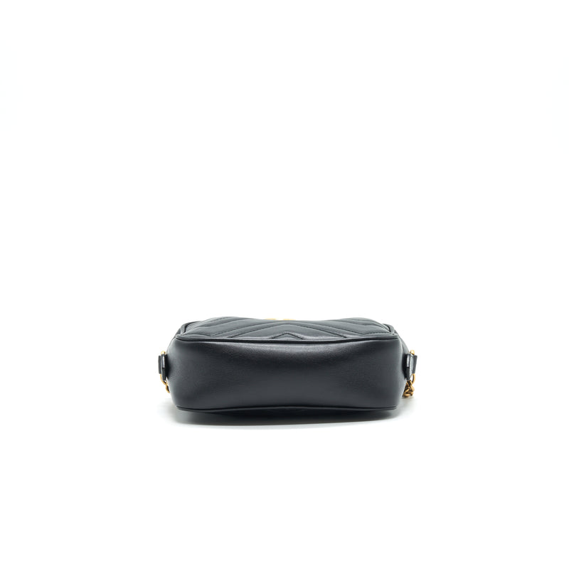 Gucci GG Marmont Mini Camera Bag Black GHW