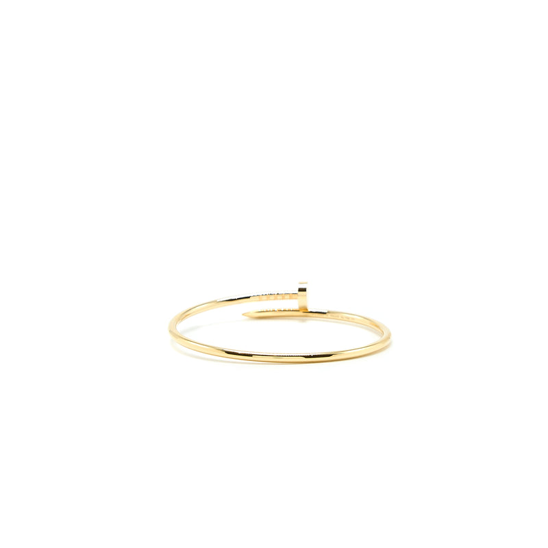 Cartier Size 15 Small Model Juste Un Clou Bracelet Yellow Gold